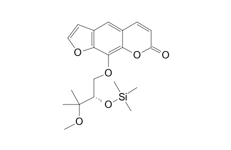 9-[(2S)-2-Hydroxy-3-methoxy-3-methylbutoxy]furo[3,2-G]chromen-7-one, tms