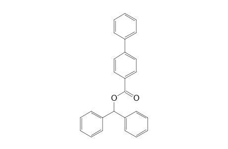 4-biphenylcarboxylic acid, diphenylmethyl ester