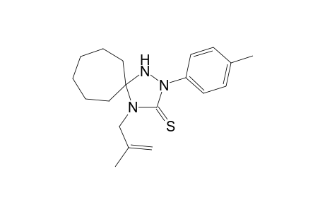 2-(p-Methylphenyl)-5-hexamethylene-4-(2-methylenepropyl)-1,2,4-triazolidin-3-thione