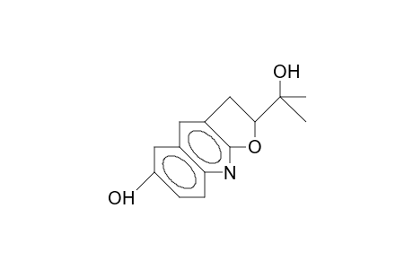 (+)-2-(1'-HYDROXY-1'-METHYLETHYL)-2,3-DIHYDROFURO-[2,3-B]-QUINOLIN-6-OL;(+)-RIEDELIANINE