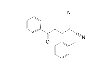 Malononitrile, 2-[1-(2,4-dimethylphenyl)-3-oxo-3-phenylpropyl]-