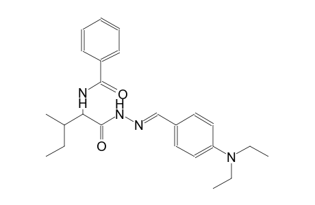 N-[1-(((2Z)-2-[4-(Diethylamino)benzylidene]hydrazino)carbonyl)-2-methylbutyl]benzamide