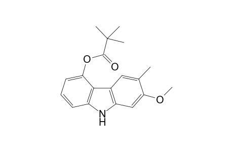 2-Methoxy-3-methyl-5-(pivaloyloxy)carbazole