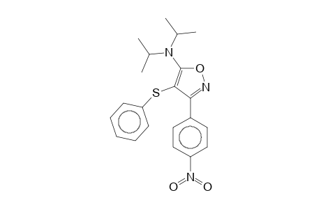 diisopropyl-[3-(4-nitrophenyl)-4-(phenylthio)isoxazol-5-yl]amine