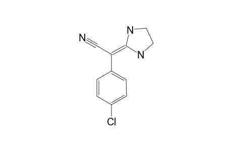 (2-IMIDAZOLIDINYLIDENE)-(4-CHLOROPHENYL)-ACETONITRILE