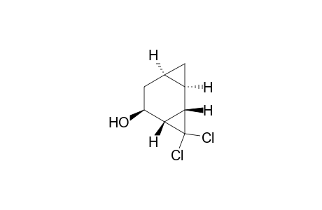 Tricyclo[5.1.0.0(2,4)]octan-5-ol, 3,3-dichloro-, (1.alpha.,2.beta.,4.beta.,5.beta.,7.alpha.)-