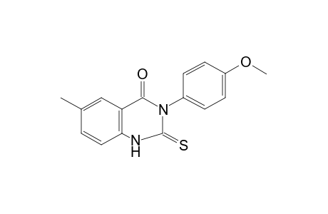 3-(p-methoxyphenyl)-6-methyl-2-thio-2,4(1H,3H)quinazolinedione