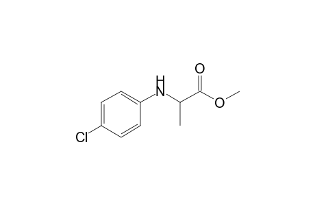 2-(4-Chloroanilino)propanoic acid methyl ester
