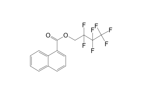 1-Naphthoic acid, 2,2,3,3,4,4,4-heptafluorobutyl ester