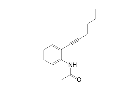 N-(2-hex-1-ynylphenyl)acetamide