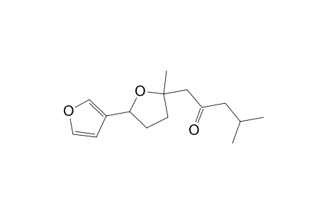 2-Pentanone, 4-methyl-1-(2,3,4,5-tetrahydro-5-methyl[2,3'-bifuran]-5-yl)-