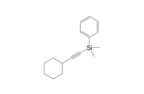 (Cyclohexylethynyl)dimethyl(phenyl)silane