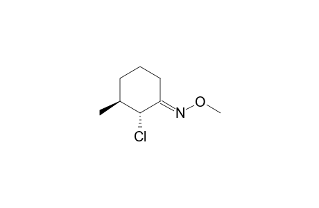 (E)-TRANS-2-CHLORO-3-METHYLCYCLOHEXANONE-O-METHYLOXIME