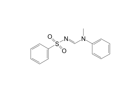 N-[(N-methylanilino)methylene]benzenesulfonamide