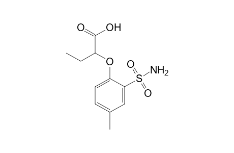 2-[(2-sulfamoyl-p-tolyl)oxy]butyric acid