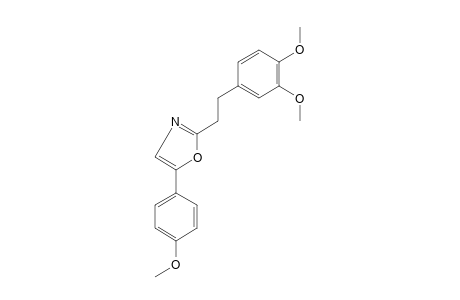 2-(3,4-dimethoxyphenethyl)-5-(p-methoxyphenyl)oxazole