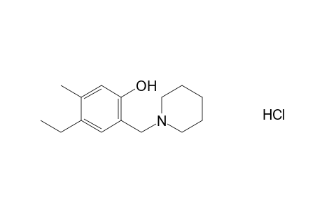 alpha Square-piperidino-4-ethyl-2,5-xylenol, hydrochloride