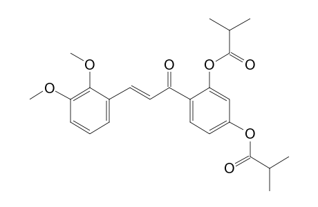 2',4'-Dihydroxy-2,3-dimethoxychalcone, 2-methylpropionate