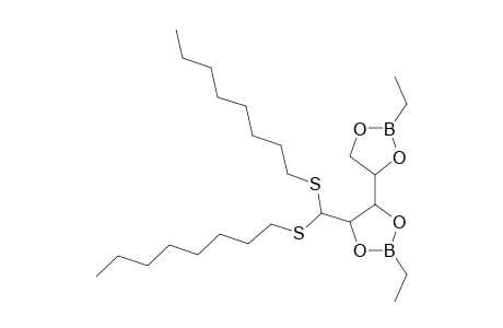 L-ARABINOSE, 2,3:4,5-DI-O-ETHYLBORANDIYL-1,1-DI-THIO-N-OCTYL-