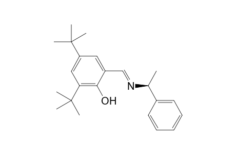 (S,E)-2,4-Di-tert-butyl-6-((1-phenylethylimino)methyl)phenol