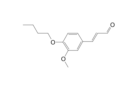 Coniferyl aldehyde, N-butyl ether