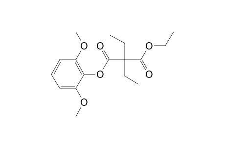 Diethylmalonic acid, 2,6-dimethoxyphenyl ethyl ester