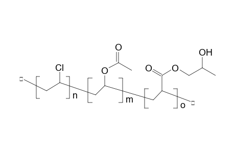 Vinyl Chloride Vinyl Acetate  Hydroxypropyl Acrylate Terpolymer