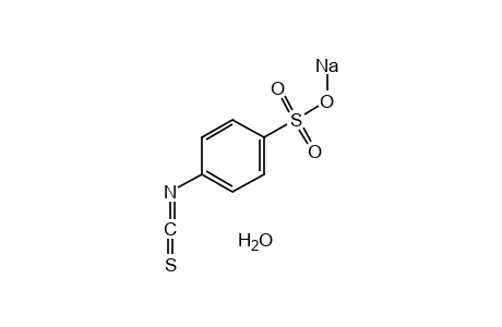 p-isothiocyanatobenzenesulfonic acid, sodium salt, monohydrate