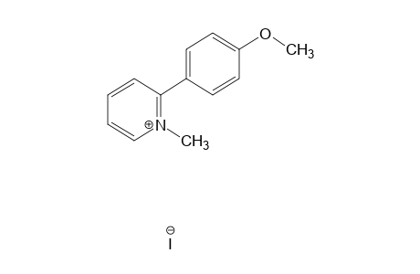 2-(p-methoxyphenyl)-1-methylpyridinium iodide