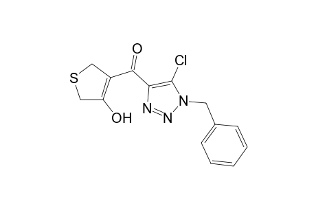 [5-Chloro-1-(phenylmethyl)-1H-1,2,3-triazol-4-yl][2,5-dihydro-4-hydroxy-3-thienyl)methanone