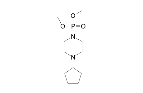 4-Cyclopentyl-1-dimethylphosphono-piperazine