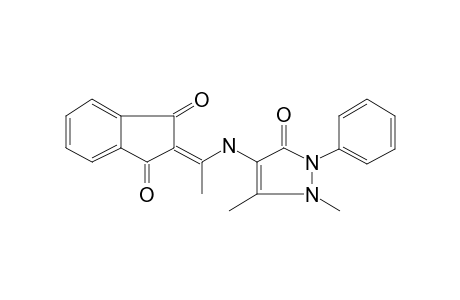 Indan-1,3-dione, 2-[1-(1,5-dimethyl-3-oxo-2-phenyl-2,3-dihydro-1H-pyrazol-4-ylamino)ethylidene]-