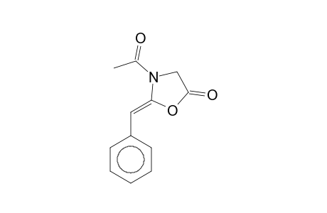 5-OXAZOLIDINONE, 3-ACETYL-2-BENZYLIDENE-