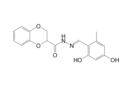 N'-(2,4-Dihydroxy-6-methylbenzylidene)-1,4-benzodioxane-2-carbohydrazide