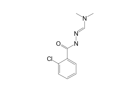 o-chlorobenzoic acid, [(dimethylamino)methylene]hydrazide