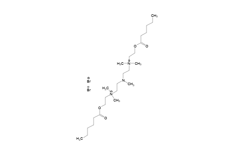 [(methylimido)diethylene]bis[dimethyl(2-hydroxyethyl)ammonium] dibromide, dihexanoate (ester)