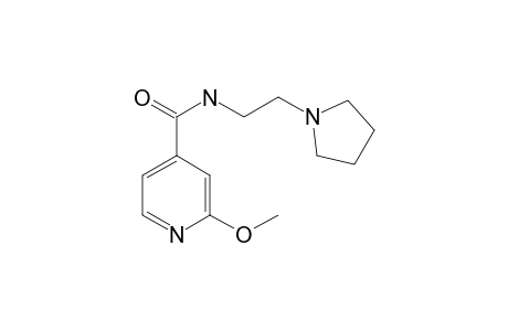 2-methoxy-N-(2-pyrrolidin-1-ylethyl)isonicotinamide