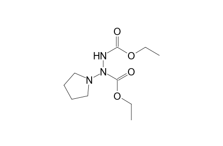 1-[1,2-bis-ethoxycarbonyl-hydrazino]-pyrrolidine