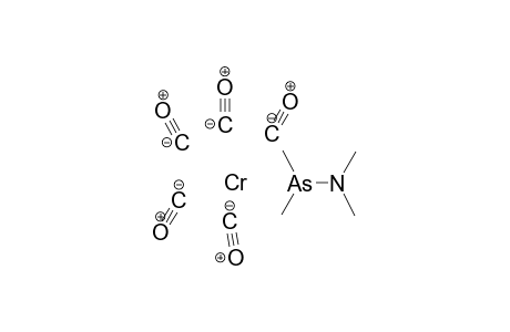 Chromium N-dimethylarsanyl-N-methyl-methanamine pentacarbonyl