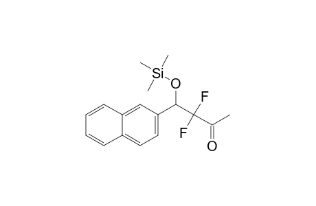 3,3-DIFLUORO-4-(2-NAPHTHYL)-4-TRIMETHYLSILYLOXYBUTAN-2-ONE