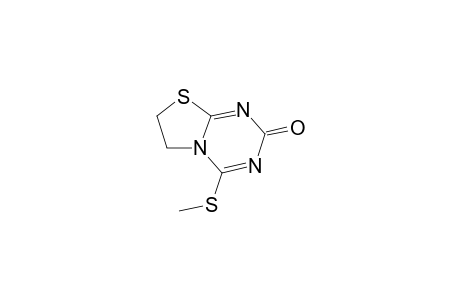 6,7-Dihydro-4-methylthio-2H-thiazolo(3,2-a)-S-triazin-2-one