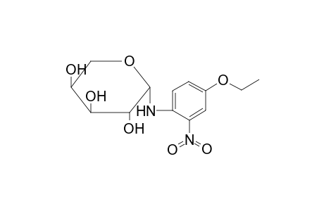 2-(4-Ethoxy-2-nitro-anilino)tetrahydropyran-3,4,5-triol