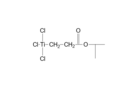 3-(TRICHLOROTITANO)PROPIONIC ACID, ISOPROPYL ESTER