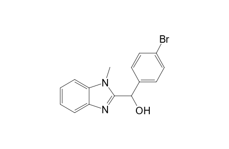 2-Benzimidazolemethanol, .alpha.-(p-bromophenyl)-1-methyl-