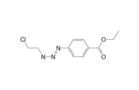 Benzoic acid, 4-[3-(2-chloroethyl)-1-triazenyl]-, ethyl ester