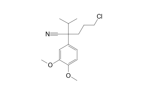 5-Chloro-2-(3,4-dimethoxyphenyl)-2-isopropylpentanenitrile