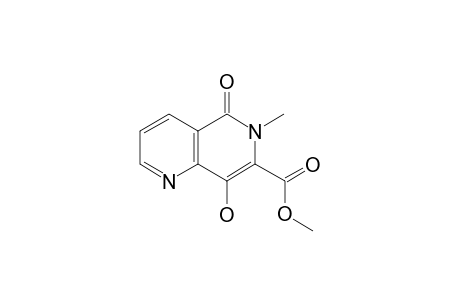 8-HYDROXY-7-METHOXYCARBONYL-6-METHYL-NAPHTHYRIDIN-5(6H)-ONE