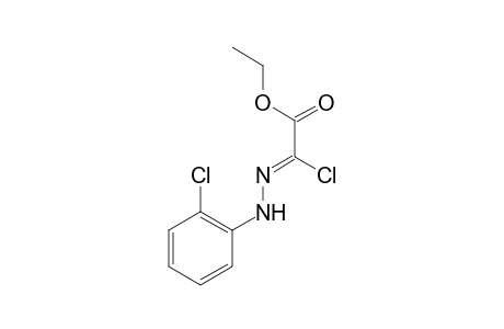 Acetic acid, chloro[(2-chlorophenyl)hydrazono]-, ethyl ester