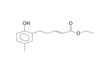 ETHYL-5-(2-HYDROXY-5-METHYL-PHENYL)-2-PENTENOATE