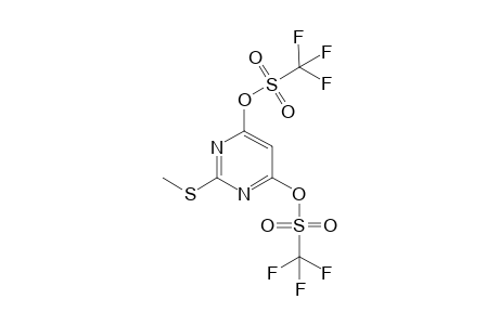 2-Methylthio-4,6-pyrimidinyl ditriflate
